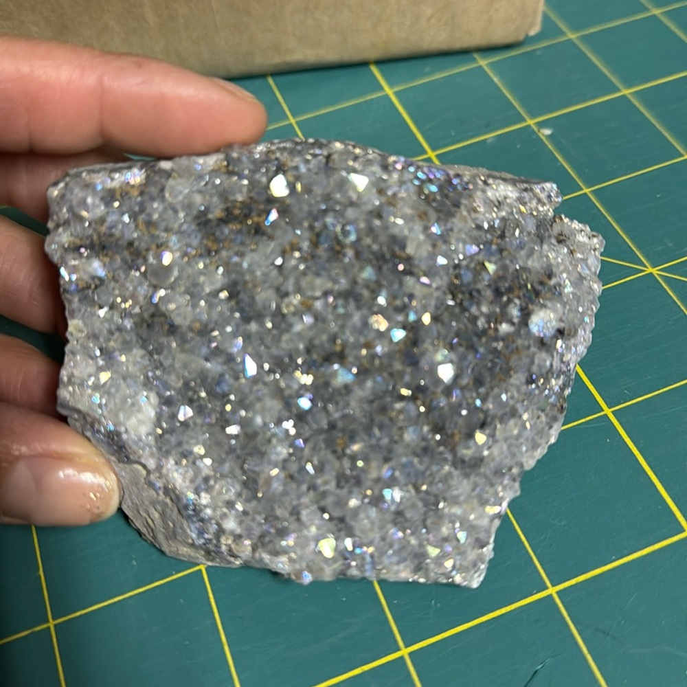 Angel aura quartz crystal